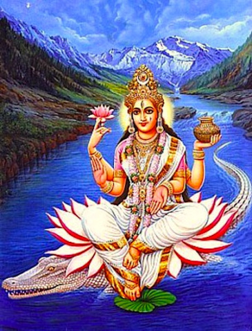 CULTUL MARILOR ZEIȚE. ZEIȚA GANGA